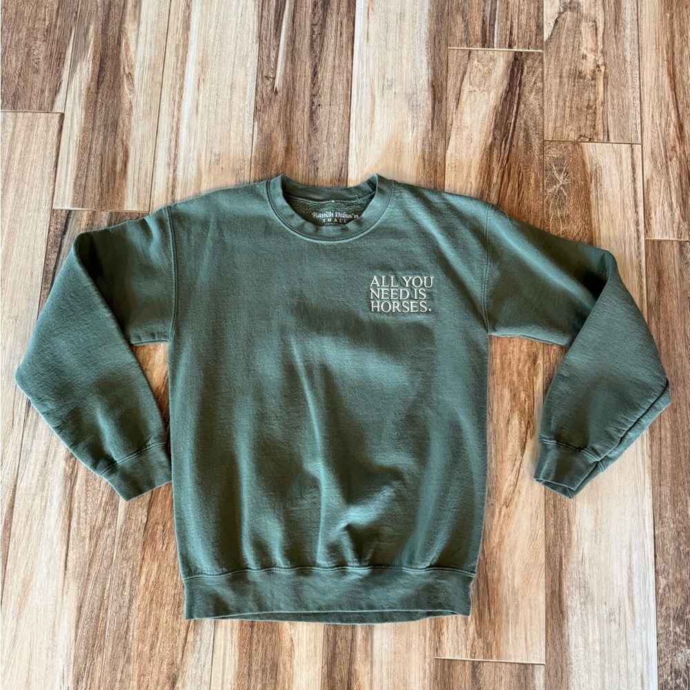 Green Crewneck Sweater